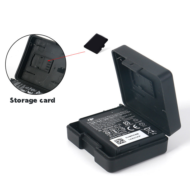 2Pcs Battery Storage Case for DJI Osmo Action 3/Action 4 Action Camera Accessories Protective Box 2Pcs Battery Storage Case for DJI Osmo Action 3/Action 4 Action Camera Accessories Protective Box